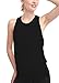 Womens Workout Yoga Tops Open Back Shirts Tie Back Tank Tops with Adjustable Fit