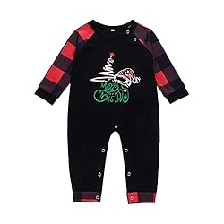 Christmas Pajamas for Family Pjs Matching Set Long