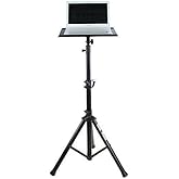 Hola! Music HPS-300B Heavy Duty Professional Multi-Purpose DJ Tripod Stand - Laptop Stand, Projector Stand, Mixer Stand and O