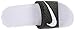 Nike Women's Benassi Solarsoft Slide Sandal, Black/White, 7 B US