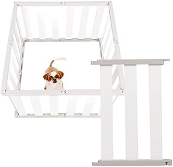 Amazon ペットフェンス 犬 愛犬 ケージ ペットケージ ペットサークル 安全ガード 仕切り Dfang ｄフェンス ホワイト M 1p Dfang ケージ 通販