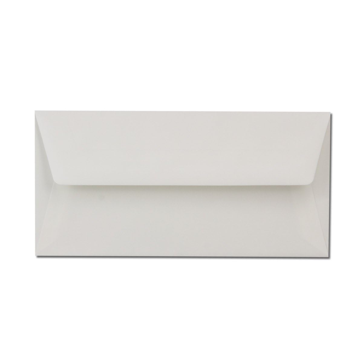 NEUSER envelopes 50 Pieces ZANDERS GOHRSMÜHLE fine Paper envelopes DIN Long Wide Flap Silk Lining Light Grey grammage: 80 g/m² Wet Glue