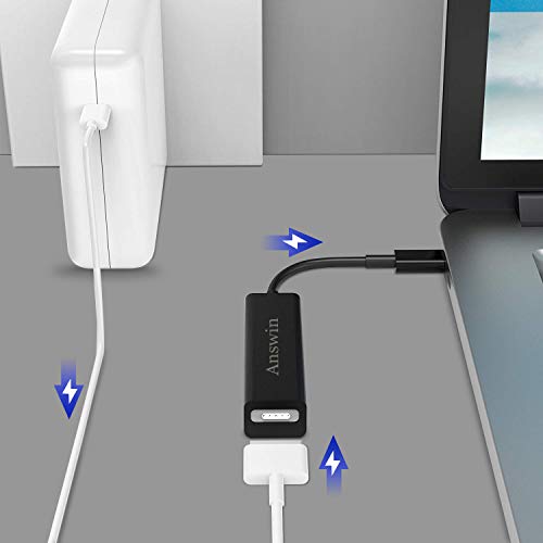 USB C to Magsafe, Answin Magsafe to USB C Adapter USBC to Magsafe 1