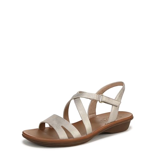 Naturalizer SOUL Womens Shenna Sandal Gold Metallic 7 M