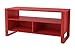 Altra TV Stand and Component Media Bench, 44-Inch, Ruby Red Finish