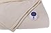 Perfect Fit SoftHeat - Full Micro-Fleece Heated Blanket - Luxuriously Warm & Soft Electric Blanket, Patented Low-Voltage Technology (Natural, Full)