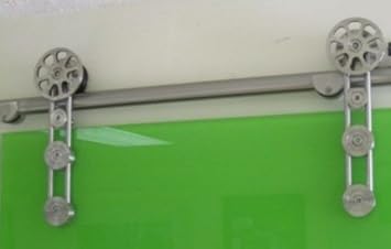 Amazon Com Palermo Modern Stainless Steel Interior Barn Glass