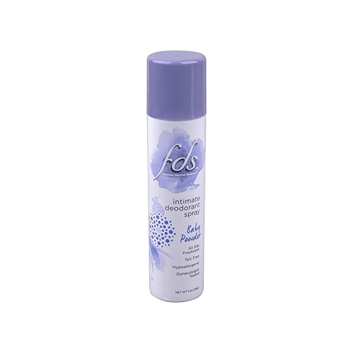 FDS Baby Powder Feminine Spray, 2 oz (56 g) each (Pack of 3)