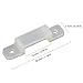 DEMASLED 20 pcs Silicon Mounting Bracket Fastener Clip SMD 5060 Flexible LED Light Strip IP67/68 Waterproof with Screws