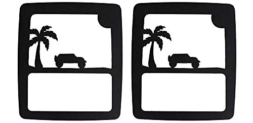 VroomTec Automotive Jeep Wrangler Aluminum Tail Light Rear Light Guard Cover for 2018+ JL JLU Sport (New Body Style)| Fitment for Non-LED Sport Models Only - Thumbnail 4
