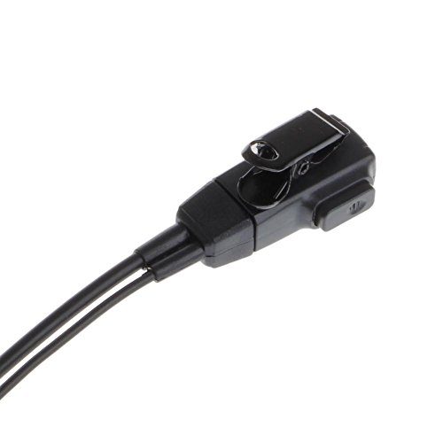 LIYUDL Walkie Talkie Headset Headphone Mic Earpiece For Kenwood Baofeng Radio 2 Pin Pro