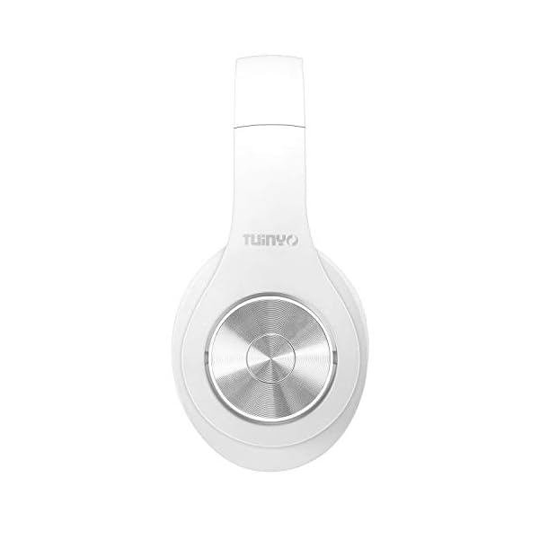 Bluetooth-Headphones-WirelessTuinyo-Over-Ear-Stereo-Wireless-Headset-35H-Playtime-with-deep-bass-Soft-Memory-Protein-Earmuffs-Built-in-Mic-Wired-Mode-PCCell-PhonesTV-White TUINYO Bluetooth Headphones Wireless, Over Ear Stereo Wireless Headset 40H Playtime with deep bass, Soft Memory-Protein…