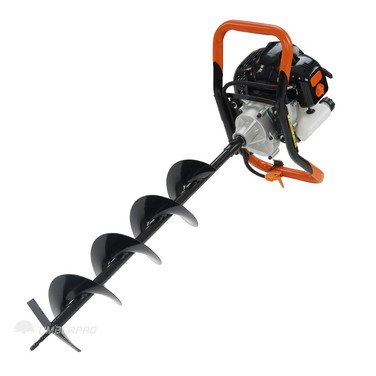 Motorbohrer, Erdbohrer, Eisbohrer 52 cc, mit 3 Spitzen 100, 150 und 200 + Verlängerung – Bild 3