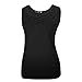 ZZhong Women's Sexy Bandage Summer Tank Tops Sleeveless T Shirt Clubwear Black L