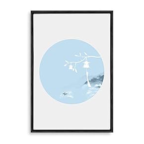 Framed Circular Pattern Home Artwork for Living Room Bedroom