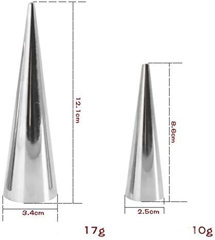 Cone stainless steel Danish croissant mould spiral bread baking tool