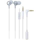 Audio-Technica ATH-CKL202ISWH In-Ear Sonic Pro Headphone, White