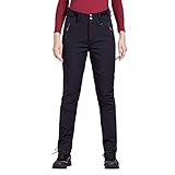 FREE SOLDIER Outdoor Women's Soft Shell Fleece Lined Ski Pants Winter Lightweight Hiking Cargo Nylon Pants with Multi-Pockets