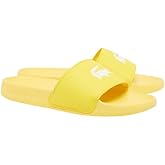 Lacoste Men's Serve Slide 0.0, Black & White Croc, 9