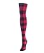 MeMoi Glasgow Plaid Cotton Tights for Women, Cozy, Warm and Fashionable Patterned Sweater Tights - Sizes Small to 6X