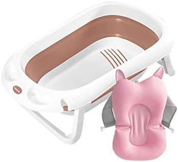 マーケット 浴槽 新生児風呂流域は ポータブル家庭の子供プールの肥厚をリクライニング座ることができるきれいに簡単にバスタブ折りたたみ幼児浴槽の赤ちゃんは スペース2色を占有しません Orange Color