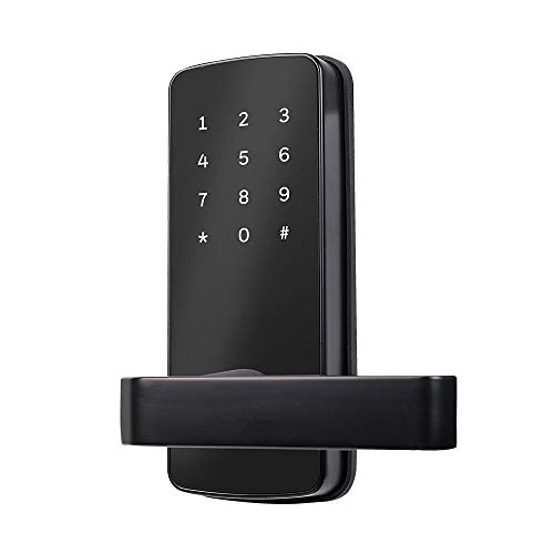 COOLOUS Smart Lock Bluetooth Keyless Touchscreen Digital Door Lock Smart Deadbolt Fully Automatic (with Handle)