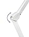 Vision Lighting LED Magnifying Lamp with Clamp - Ultra Bright Task Magnifier 5 Diopter Glass Lens with 2.25x Magnification Adjustable Arms for Hobby Craft Esthetician Work - White