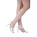 DREAM PAIRS Women's Nile Fashion Stilettos Open Toe Pump Heel Sandals
