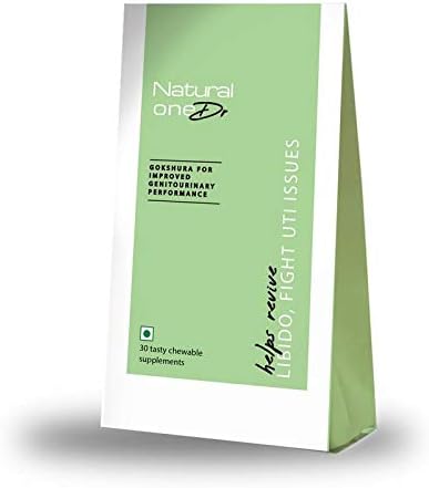 Natural oneDr Gokshura (Tribulus Terrestris) Gummy Supplement For Increasing Body Stamina - 30 Count