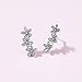 Pandora Jewelry Daisy Flower Stud Cubic Zirconia Earrings in Sterling Silver