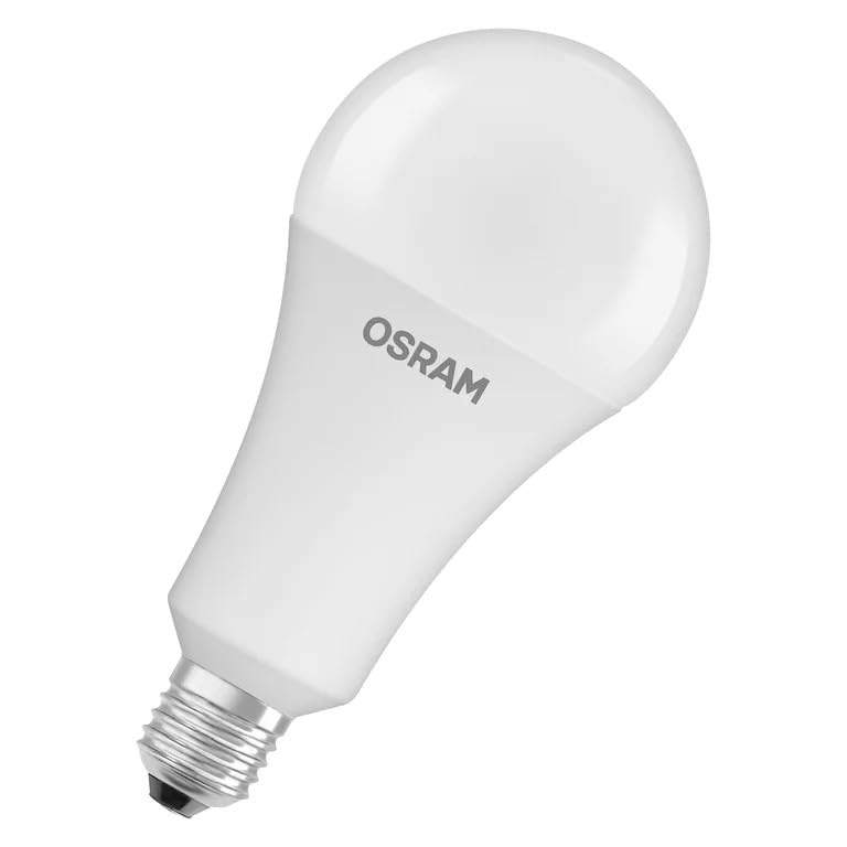 OSRAM LED Star Classic A200, Frosted LED lamp in Bulb Shape, E27 Base, Warm White (2700K), 3452 Lumen, Replacement for Conventional 200W Bulbs, Pack of 4