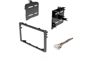 ASC AUDIO Double DIN Car Stereo Install Kit and Wire Harness Made for Honda: 1998-2002 Accord, 1999-2000 Civic, 1996-2006 CR-V, 2003-2004 Element; 05-11 Element (LX Trim only), 99-04 Odyssey, 99-01 Prelude