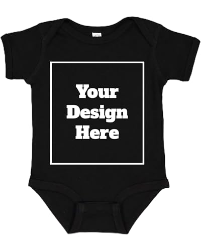 City Shirts Add Your Own Text and Design Custom Personalized Baby Rib Infant Bodysuit