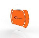 Qi-infinity™ Qi Wireless Charging Pad with SLEEP-FRIENDLY Portable Charger Design for Samsung Galaxy S7, S6, Edge, Note 5, Nexus, S5 - Orange