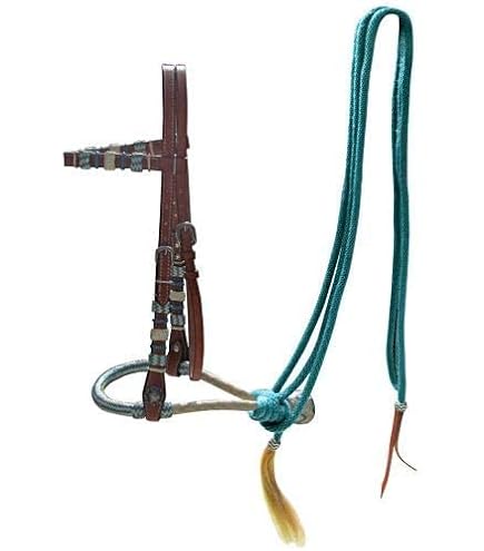 SHOWMEN CRAFT Rough Out Leather Western Heavy Duty Wade Tree Rope Ranch Horse Saddle Tack (25,4 cm