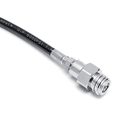 ZUINIUBI Soda Club to External CGA320 Tank Direct Adapter Hose Compatible for CO2 Soda Maker Machine Cylinder 60inch