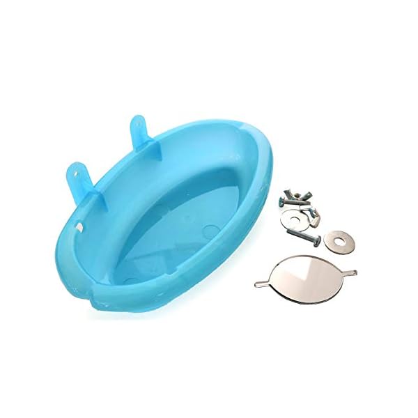 Vasca da Bagno per Uccelli con Specchio per Gabbia, Accessori per Doccia Birdbath per Pappagalli, Scatola da Bagno per… HPiano Vasca da Bagno per Uccelli con Specchio per Gabbia, Accessori per Doccia Birdbath per Pappagalli, Scatola da Bagno per…