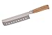 Hecef Stainless Steel Forged Japanese Nakiri Knife with Hollow Edge Sharped Blades (Nakiri 7inch)