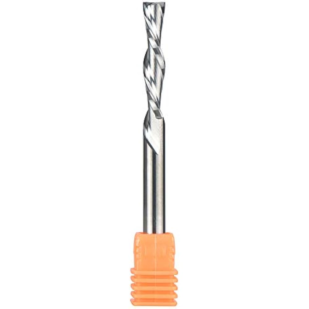 SpeTool Spiral Router Bits With Down Cut 1/4 Inch Cutting Diameter
