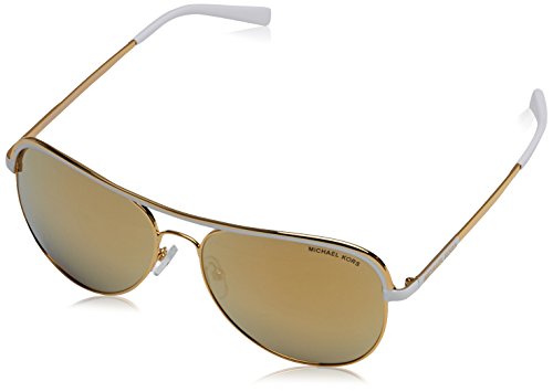 Michael kors vivianna i mk1012 sunglasses 11127p-58 - gold white …