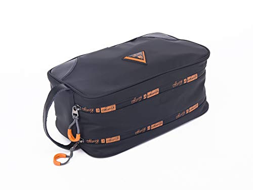 Toiletry Bag for Men - Canvas Dopp Kit for Travel, Gym, Grooming & Shaving, Waterproof Lining, ... - Thumbnail 4