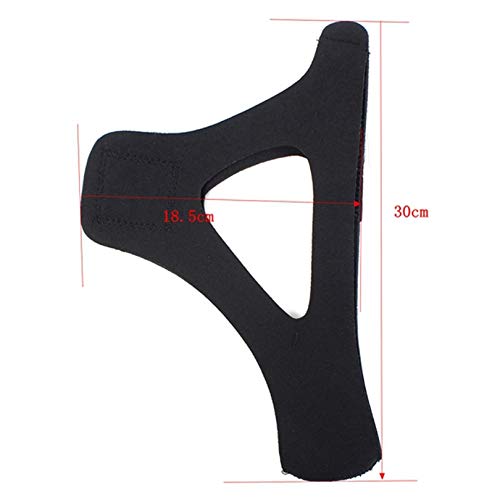 2PCS Anti Snore Chin Strap Stop Snoring Silicone Tongue Anti Snoring Device Set Sleep Aid CPAP