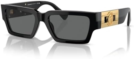 Versace VE4457 GB1/81 55MM Black/Dark Grey Polarized Square