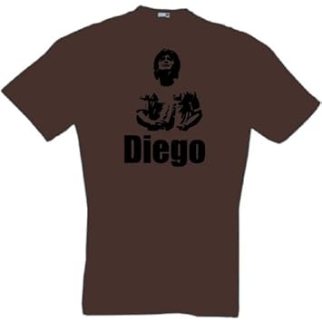 world-of-shirt Herren T-Shirt Diego Maradona Fussballgott Trikot