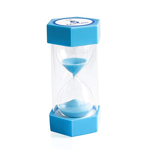 Sand Timer,XINBAOHONG Hourglass Sand Timer 5 Minutes 15 Minutes Timer Clock for Kids Games Classroom Home Office Kitchen Use (Pack of 2)
