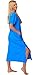 SLR Brands Plus Size Cotton Stretchy Flowy Loose Fit Tunic Casual Beach Dress With Pocket