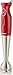 Ovente Multi Purpose Immersion Hand Blender with Detachable Stainless Steel Blades, 300 Watts, 2 Blending Speeds Stick Blender for Smoothies, Puree Baby Food, and Sauces, Red (HS580R)