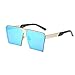 Ikevan 2017 Newest Women Men Vintage Retro Glasses Unisex Fashion Aviator Mirror Lens Travel Sungla (01)