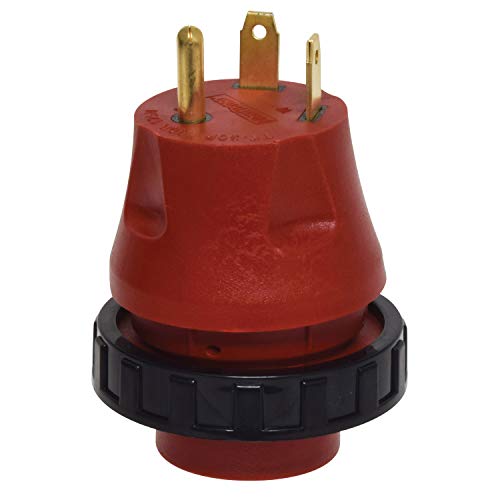 Mighty Cord A10-3030DAVP 30 Amp Male-30 Amp Female Detachable Adapter Plug (30A-30A)