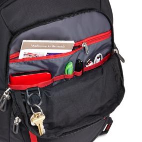 The organizational panel of the Case Logic Evolution Deluxe BPED-115 Backpack